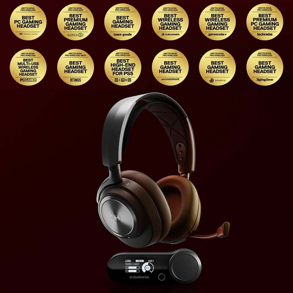 หูฟัง STEELSERIES ARCTIS NOVA PRO WIRELESS FOR PLAYSTATION สีขาว_1